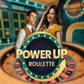 Official Live Casino logo: PowerUP Roulette by Pragmatic Play at Funbet Casino